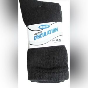 3 Pairs Diabetic CREW circulatory Socks Health Men’s Cotton‎ 10-13